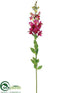 Silk Plants Direct Snapdragon Spray - Beauty - Pack of 12