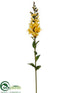 Silk Plants Direct Snapdragon Spray - Yellow - Pack of 12