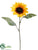 Large Sunflower Spray - Yellow - Pack of 12