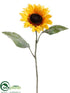 Silk Plants Direct Large Sunflower Spray - Yellow - Pack of 12