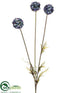 Silk Plants Direct Scabiosa Spray - Blue - Pack of 12
