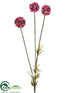 Silk Plants Direct Scabiosa Spray - Purple - Pack of 12