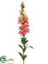 Silk Plants Direct Snapdragon Spray - Pink - Pack of 12
