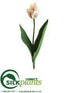 Silk Plants Direct Tulip Spray - Peach - Pack of 12