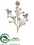 Silk Plants Direct Wax Flower Spray - Lavender - Pack of 12