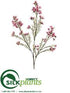 Silk Plants Direct Wax Flower Spray - Pink - Pack of 12