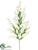 Mini Wild Flower Spray - White - Pack of 12