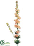Silk Plants Direct Delphinium Spray - Apricot - Pack of 12