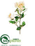 Silk Plants Direct Rose Spray - Cream Peach - Pack of 12