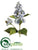 Lilac Hydrangea Spray - Blue Dusty - Pack of 12