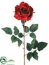 Silk Plants Direct Rose Spray - Brown - Pack of 12