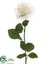 Silk Plants Direct Lace Rose Spray - White - Pack of 12