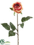 Silk Plants Direct Rose Bud Spray - Rose Antique - Pack of 12