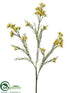 Silk Plants Direct Waxflower Spray - Yellow - Pack of 12