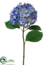 Silk Plants Direct Hydrangea Spray - Blue Dark - Pack of 12