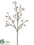 Silk Plants Direct Budding Blossom Branch - Fuchsia - Pack of 6
