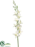 Silk Plants Direct Dendrobium Orchid Spray - Cream - Pack of 12