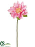 Silk Plants Direct Lotus Bloom Spray - Pink - Pack of 12