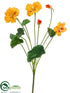Silk Plants Direct Nasturtium Bush - Yellow Gold - Pack of 12