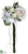 Rose, Japonica Bouquet - Cream Two Tone - Pack of 4