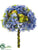 Hydrangea, Rose Bouquet - Blue Green - Pack of 6