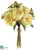 Peony Bouquet - Yellow Light - Pack of 6