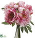 Silk Plants Direct Peony Bouquet - Mauve - Pack of 6