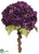 Hydrangea Bouquet - Eggplant Mixed - Pack of 6