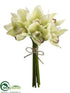Silk Plants Direct Cymbidium Orchid Bouquet - Green - Pack of 12