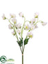 Silk Plants Direct Sweet Pea Bundle - White - Pack of 12