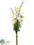 Tulip, Forsythia, Snowball Bundle - White Yellow - Pack of 6