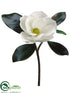 Silk Plants Direct Magnolia Pick - White - Pack of 12
