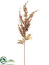 Silk Plants Direct Astilbe Spray - Brown - Pack of 12