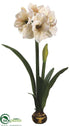 Silk Plants Direct Amaryllis - Pink Blush - Pack of 4