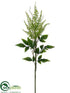 Silk Plants Direct Astilbe Spray - Green - Pack of 12