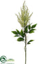 Silk Plants Direct Astilbe Spray - White - Pack of 12