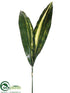 Silk Plants Direct Aspidistra Bundle - Green - Pack of 12