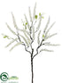 Silk Plants Direct Amaranthus Spray - White - Pack of 12