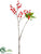 Silk Plants Direct Berry Spray - Flame - Pack of 12