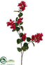 Silk Plants Direct Bougainvillea Spray - Crimson Red - Pack of 6