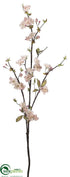 Silk Plants Direct Cherry Blossom Branch - Pink Cream - Pack of 6