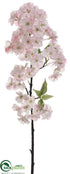 Silk Plants Direct Cherry Blossom Spray - Pink - Pack of 6