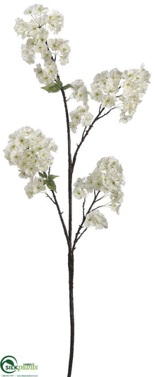 Cherry Blossom Spray - White - Pack of 4