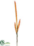 Silk Plants Direct Sword Bromeliad Spray - Orange - Pack of 12