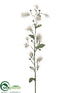 Silk Plants Direct Smoke Tree Blossom Spray - Green Cream - Pack of 12