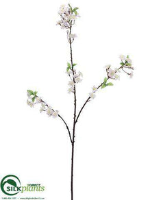 Cherry Blossom Spray - White - Pack of 12