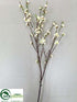 Silk Plants Direct Plum Blossom Spray - Yellow Soft - Pack of 12