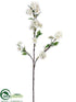 Silk Plants Direct Cherry Blossom Spray - Cream - Pack of 6