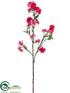 Silk Plants Direct Cherry Blossom Spray - Pink Fuchsia - Pack of 6