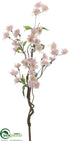 Silk Plants Direct Cherry Blossom Spray - Pink - Pack of 12